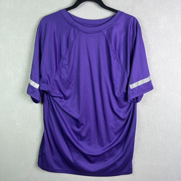 Los Angeles Lakers T-Shirt Mens XL Purple Short Sleeve Logo Tee NBA Reflective - Picture 4 of 8